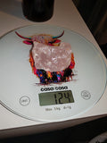 124g Raw Rose Quartz Specimen Natural Rough Soft Pink Crystal Chunk
