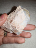 55g Natural Rough White Precious Opal Specimen Raw Crystal Flash Matrix Chunk