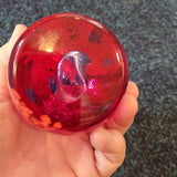Caithness Ultra Hot Art Glass Paperweight Signed Numbered Pink Red 695g