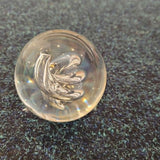 Handcrafted Clear Art Glass Twist Paperweight #73 (Reduced Due to Minor Marks)