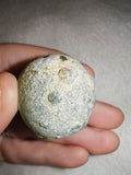 41g Natural Green Prehnite Nodule Sphere Specimen Botryoidal Crystal Mineral