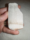 56g Natural Satin Spar Selenite Rough Piece White Gypsum Mineral Specimen