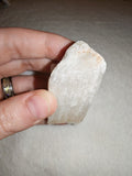56g Natural Satin Spar Selenite Rough Piece White Gypsum Mineral Specimen