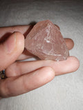 49g Natural Raw Rose Quartz Specimen Rough Pink Crystal Chunk Healing Stone