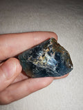 33g Natural Raw Blue Apatite Specimen Rough Deep Blue Crystal Chunk Healing