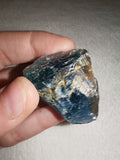 33g Natural Raw Blue Apatite Specimen Rough Deep Blue Crystal Chunk Healing