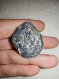 11g Natural Druzy Chalcedony Agate Slice Botryoidal Eye Crystal Specimen