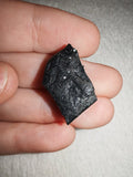 2g Raw Black Jet Specimen Natural Whitby Jet Rough Crystal Fossil Shard