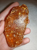 60g Large Raw Amber Copal Specimen Honey Golden Fossil Resin Crystal