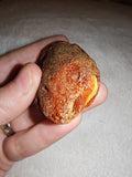 23g Natural Raw Amber Copal Specimen Honey Golden Fossil Resin Crystal