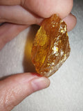 9g Natural Raw Amber Copal Specimen Honey Golden Fossil Resin Crystal