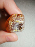 7g Natural Raw Amber Copal Specimen Rich Cognac Red Resin Fossil Specimen #13