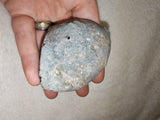 131g Natural Black Grey Agate Geode Slice Waterline Druzy Quartz Crystal Cave