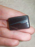 9g Tiger Iron Cabochon Polished Rectangle Red Jasper Hematite Gemstone Cab