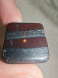 10g Tiger Iron Cabochon Polished Square Red Jasper Hematite Gemstone Cab