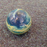 Vintage Maltese Art Glass Blue Summer Paperweight Mdina Style Chip #26