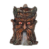 'Green man' backflow incense burner