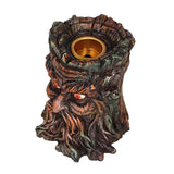 'Green man' backflow incense burner