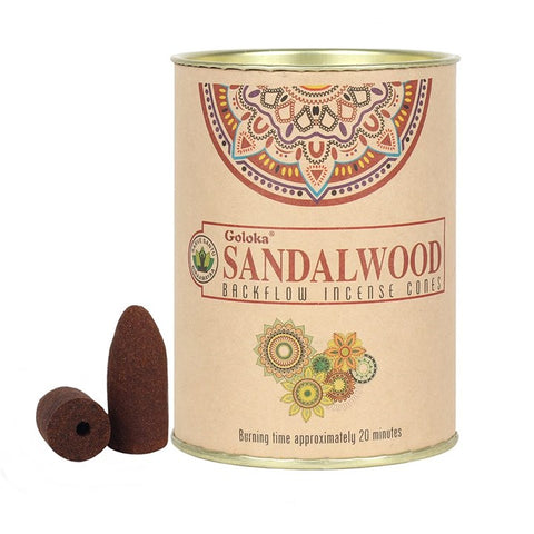 Sandalwood backflow cones - Goloka
