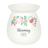 Blooming Lovely Ceramic Wax Melt Burner Gift Set