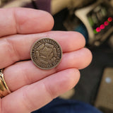 1934 South Africa George V Silver Sixpence – .800 Silver Protea Coin