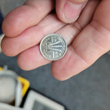 1956 Australia Elizabeth II Silver Threepence – .500 Silver Wheat Sheaf Coin