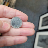 1955 Australia Elizabeth II Silver Sixpence – Kangaroo & Emu Coin
