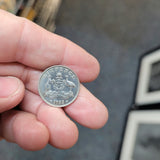 1955 Australia Elizabeth II Silver Sixpence – Kangaroo & Emu Coin