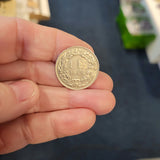 1969 Switzerland 1 Franc Coin – Standing Helvetia & Floral Wreath