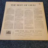 Beniamino Gigli The Best of Gigli Vinyl LP HMV ALP 1681 UK Mono Operatic Arias