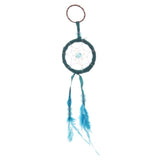 Bright Mini Feather Dreamcatcher Keyring