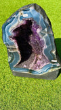 Huge 25.5kg Brazilian Amethyst Cathedral Geode Natural Crystal Specimen