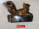 Tiger Eye Squirrel Carving