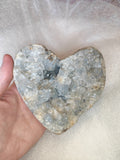 Celestite Heart Cluster