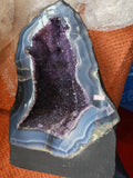 Huge 25.5kg Brazilian Amethyst Cathedral Geode Natural Crystal Specimen