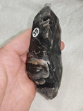 Dark Agate Freeform with Druzy – 190g - Tower Ref. 35