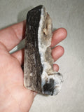 Dark Banded Agate-Style Druzy Tower – 100g - Tower Ref. 1743