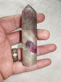Pink Tourmaline in Quartz Tower – 60g | Ref. 1905