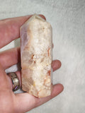 Pink Amethyst Flower Agate Tower – 105g | Ref. 2733
