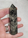 Pyrite in Dark Matrix Tower – 120g | Ref. 1800