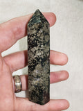 Pyrite in Dark Matrix Tower – 120g | Ref. 1800