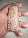 Pink Amethyst Flower Agate Tower with Druzy – 75g | Ref. 2009