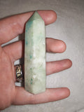 Chrysocolla in Quartz-Style Tower – 60g | Ref. 2541