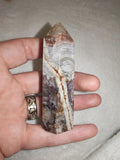 Amethyst and Banded Agate Tower – 80g | Ref. 2389