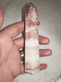 Pink Banded Calcite Tower – 135g | Ref. 2544