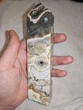 Ocean Jasper Tower with Druzy – 290g | Ref. 2793
