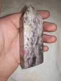 Lepidolite in Quartz Tower – 130g | Ref. 2603