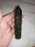 Labradorite Tower with Blue, Green & Gold Flash – 135g | Ref. 2082