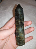 Labradorite Tower with Multicoloured Flash – 140g | Ref. 2803