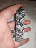 Zebra Calcite Tower – 85g | Ref. 2611